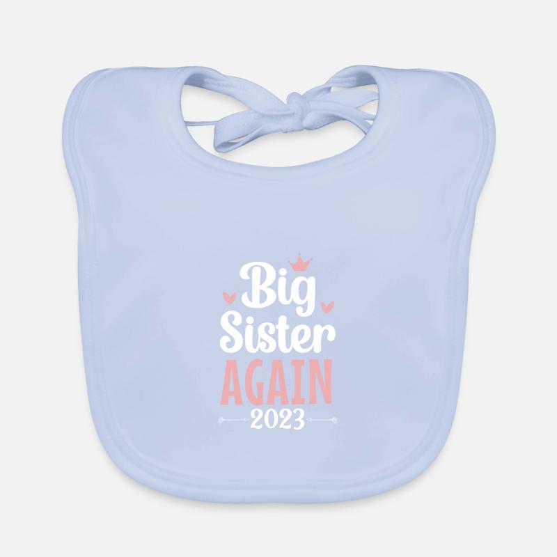 Schonwieder Große Schwester 2023 Baby Bio-Lätzchen