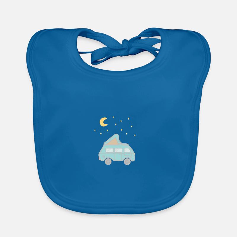 Camping Camper Campervan Campingliebe Baby Bio-Lätzchen