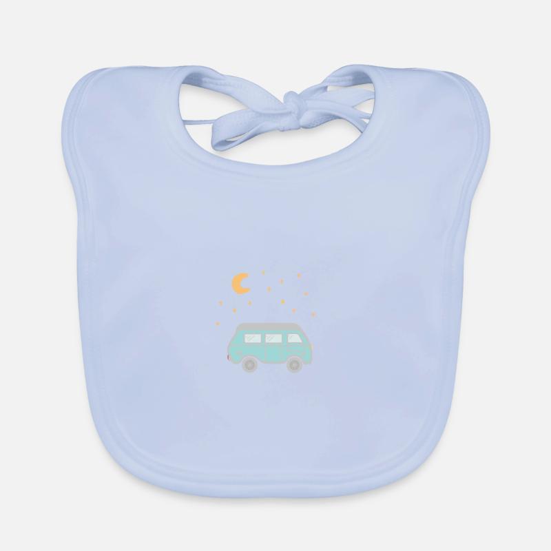 Campervan under the stars Organic Baby Bibs