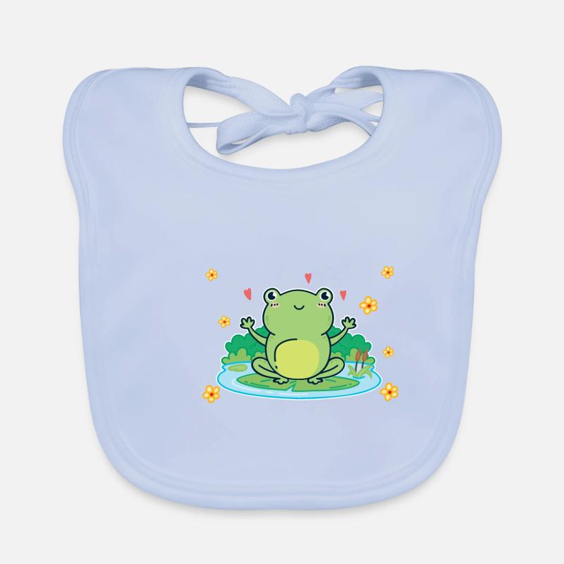 grenouille Bavoir bio Bébé