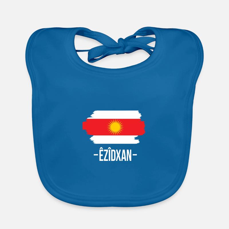 Drapeau yézidi yezidi Exidxan Ezidi Bavoir bio Bébé