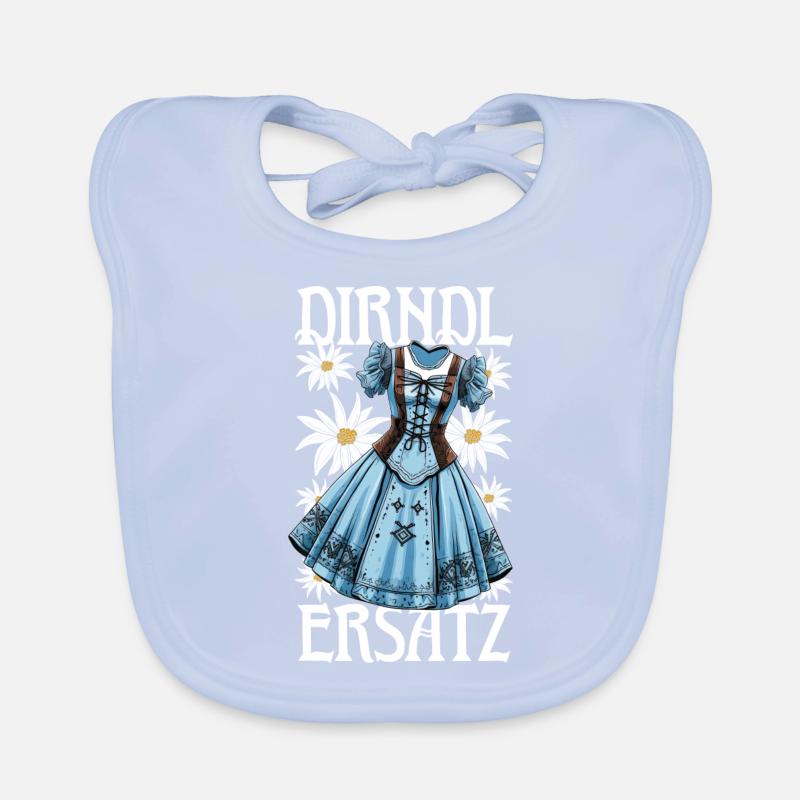 Dirndl Ersatz Baby Bio-Lätzchen