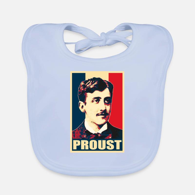 Marcel Proust Organic Baby Bibs