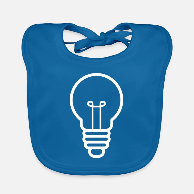 Light bulb bulb lamp light lamp bulb genius Organic Baby Bibs