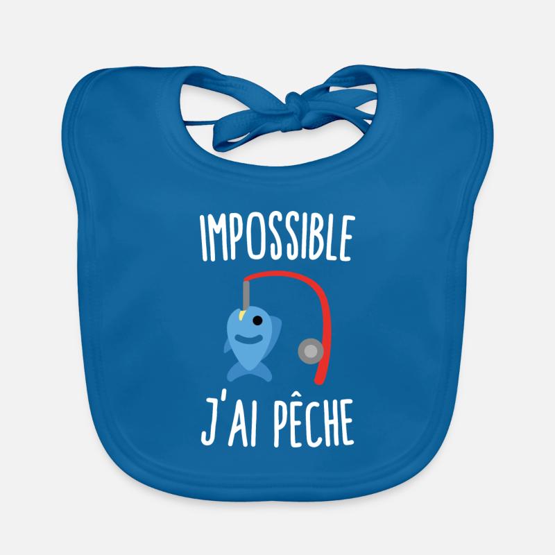 Impossible j'ai pêche Bavoir bio Bébé