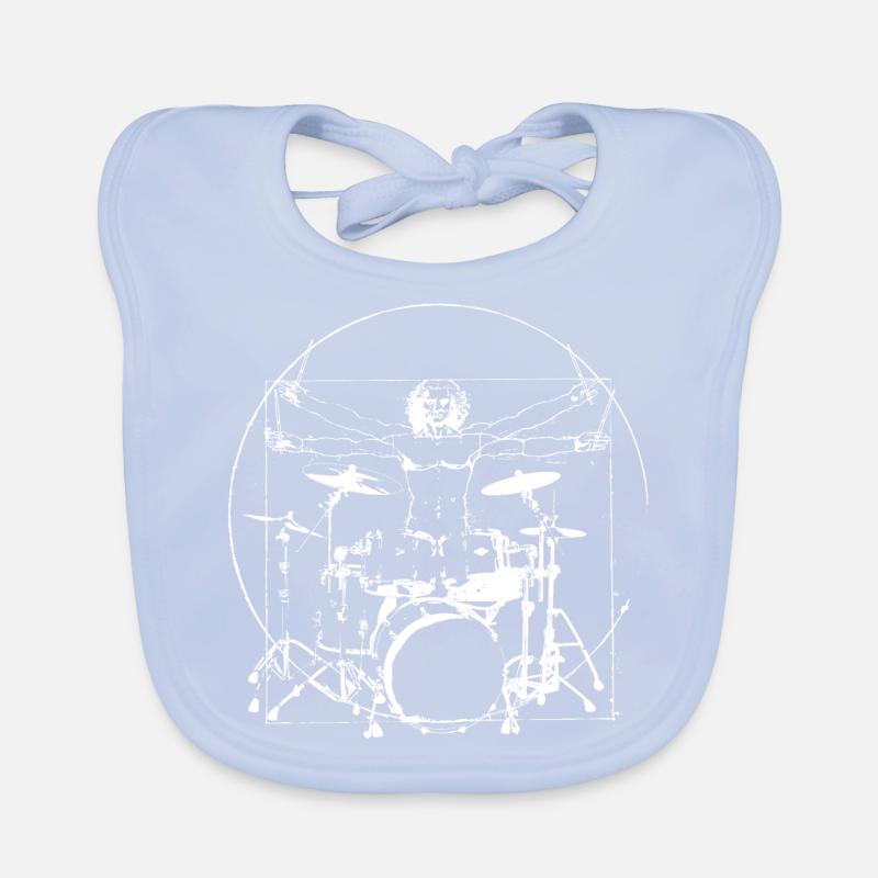 Batteur Drum Drum Drum Drum Bavoir bio Bébé