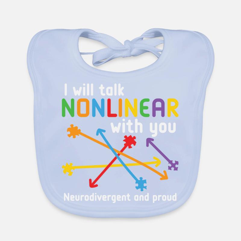 Mois de la sensibilisation à l’autisme Bavoir bio Bébé