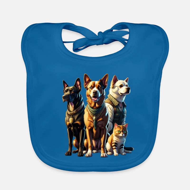 Chiens et chats Bavoir bio Bébé