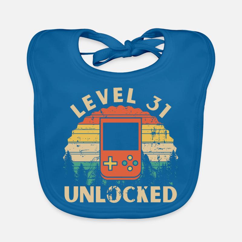 Level 31 Unlocked Organic Baby Bibs