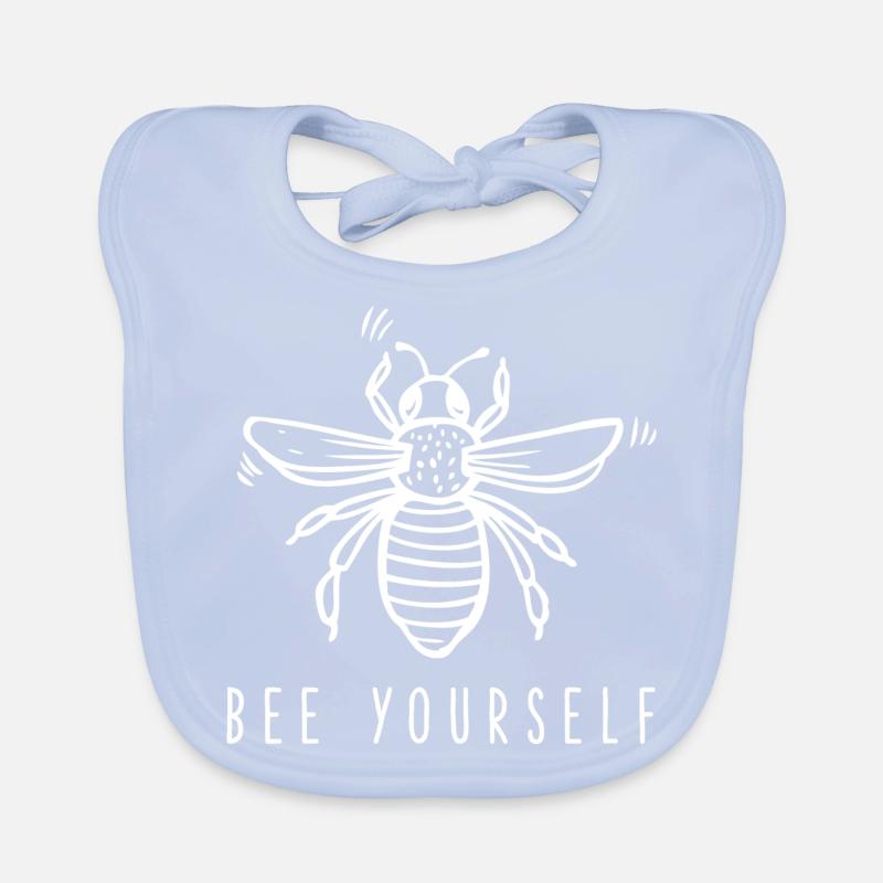 Bee Yourself Self Confidence Empowerment Beekeeper Organic Baby Bibs