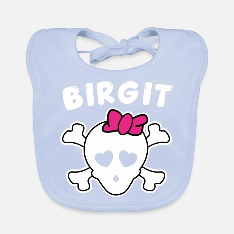 Pirate Birgit Design pour les filles et les femmes Bavoir bio Bébé