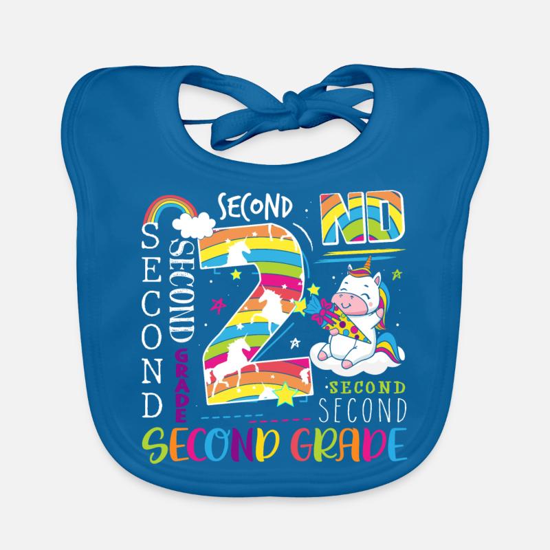 Licorne de 2e année Bavoir bio Bébé