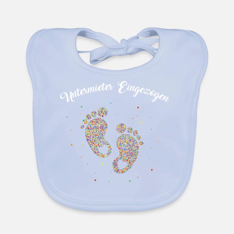 Untermieter Eingezogen Baby Bio-Lätzchen