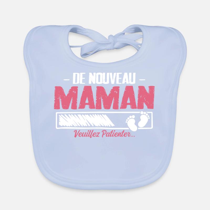 Frau Mutter Geschenk Neugeburt Zukunft Baby Bio-Lätzchen