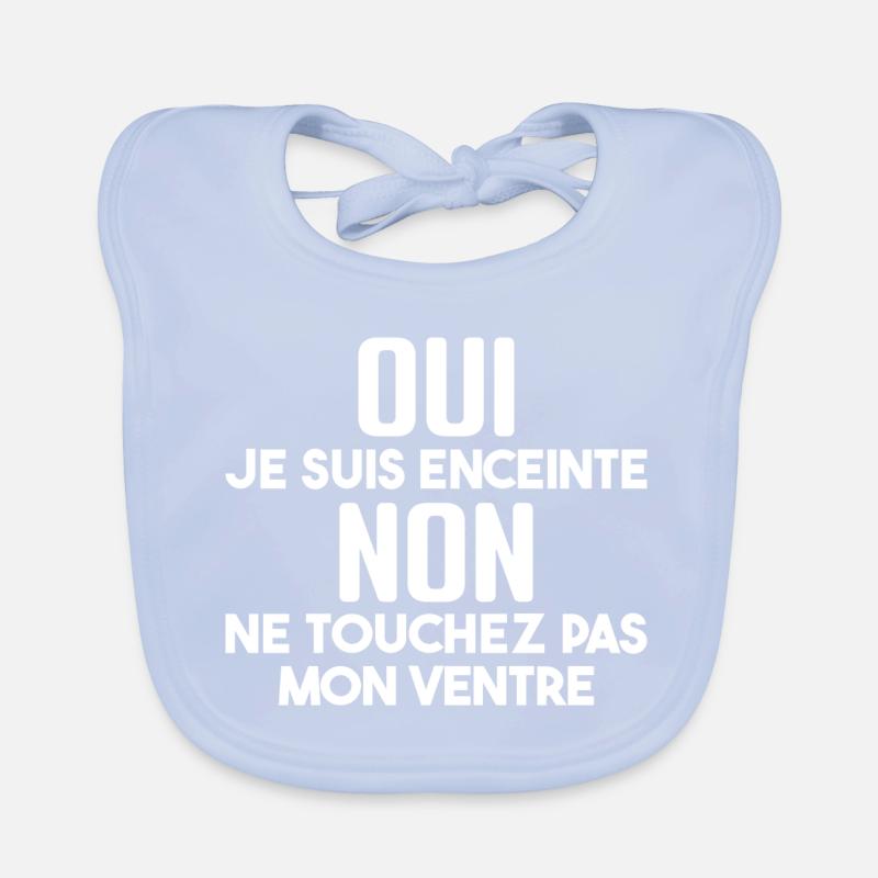 Je Suis Enceinte Annonce Grossesse Future Maman Bavoir bio Bébé