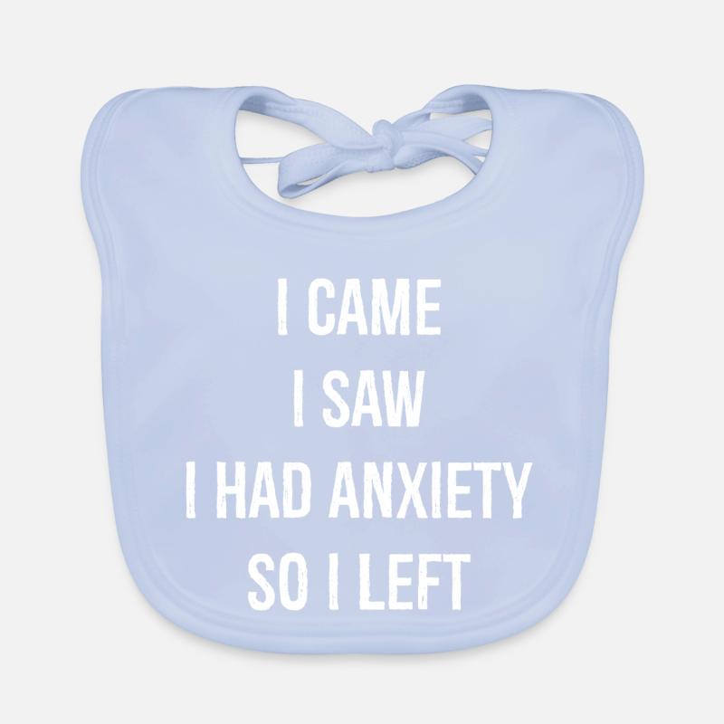 Je suis venu, j’ai vu que j’avais de l’anxiété, alors je suis parti Bavoir bio Bébé