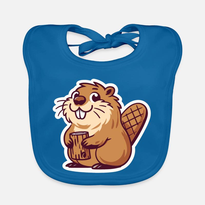 Mème de castor Bavoir bio Bébé