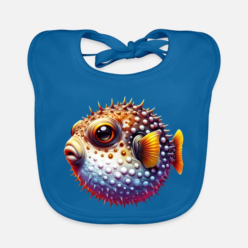 Kugelfisch Baby Bio-Lätzchen