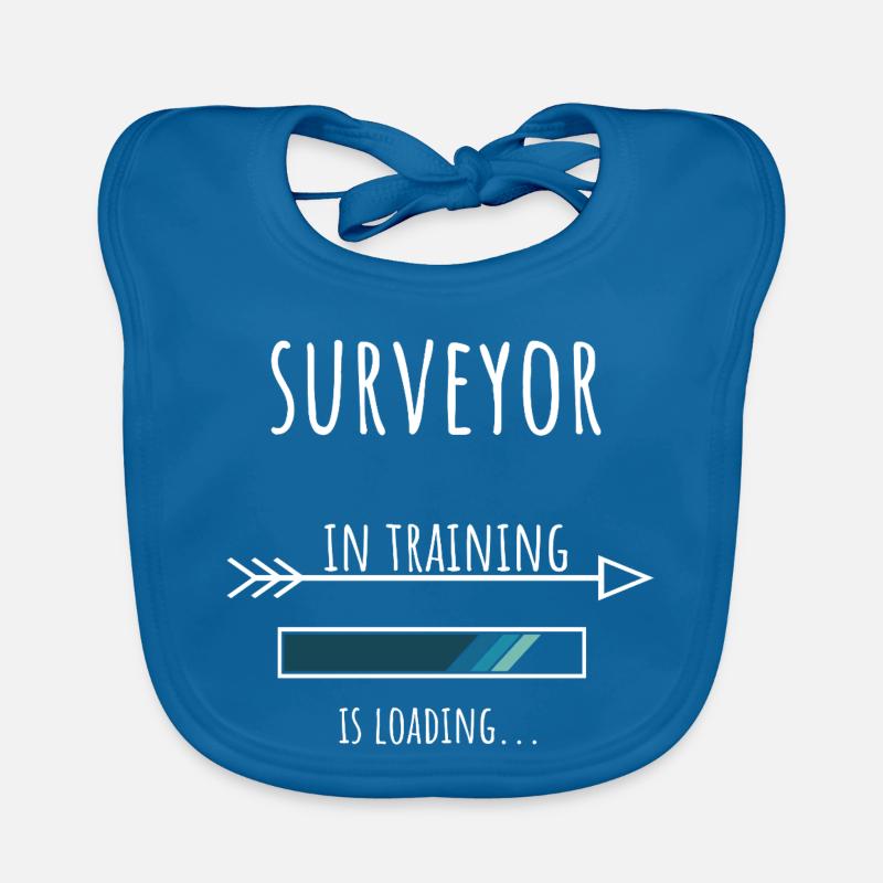 Surveyor Gift Profession Training Surveyor Organic Baby Bibs