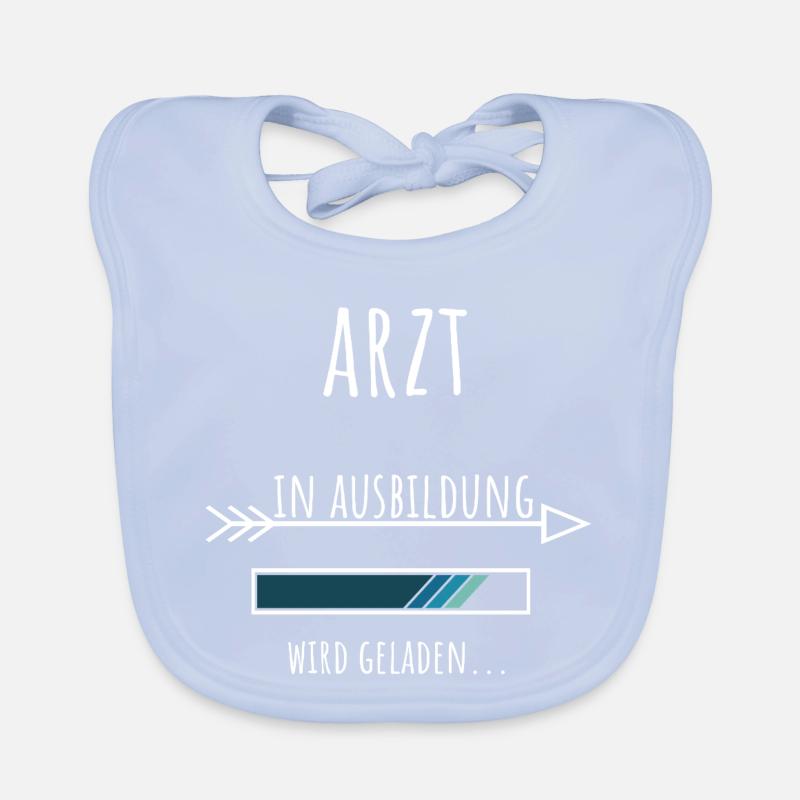 Medizin Student Beruf Ausbildung Arzt Baby Bio-Lätzchen