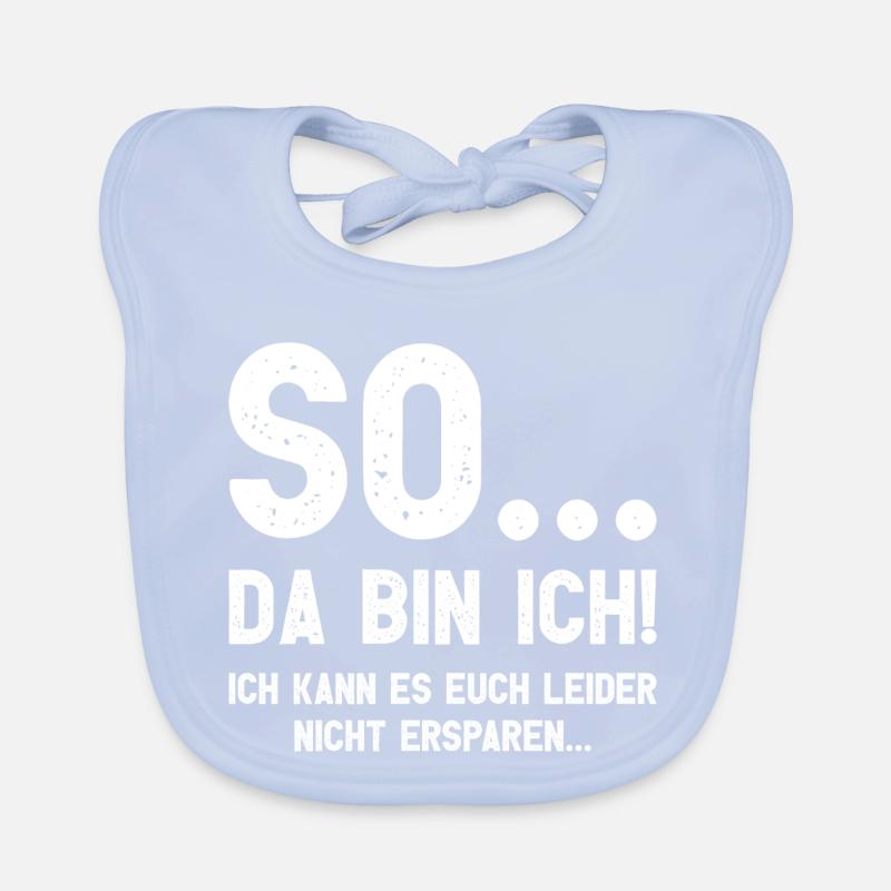 Da bin ich! Ich kann es Euch leider nicht ersparen Baby Bio-Lätzchen