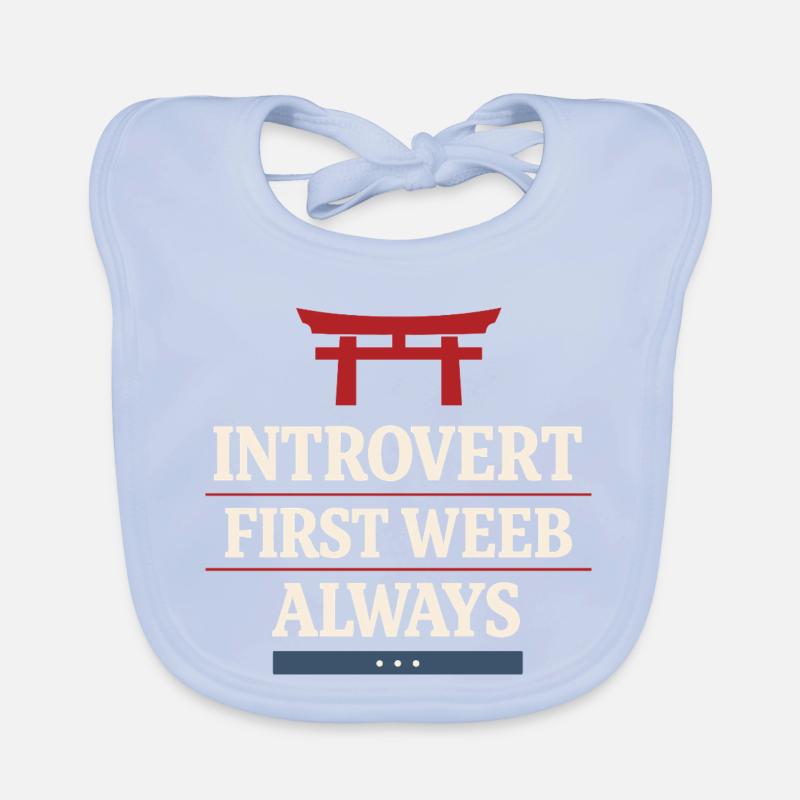 Introverti d’anime Weeb canapé Bavoir bio Bébé