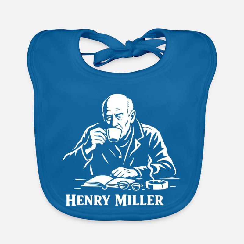 Henry Miller Café Reader Organic Baby Bibs