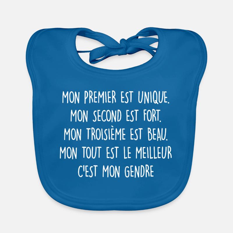 Mon gendre est beau Bavoir bio Bébé