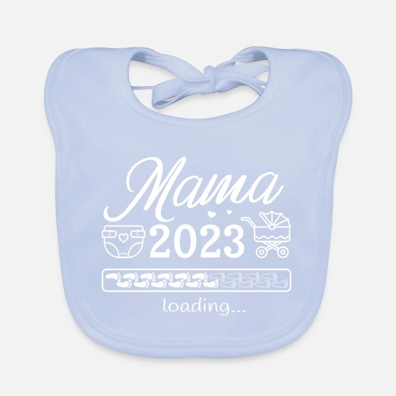 Werdende Mama 2023 Loading Schwanger Mutter Baby Bio-Lätzchen