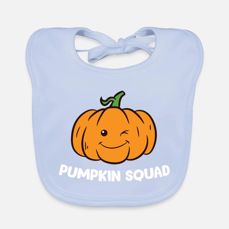 Citrouille - Pumpkin Squad Bavoir bio Bébé