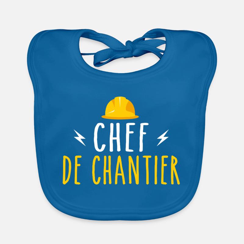 Chef De Chantier Bavoir bio Bébé