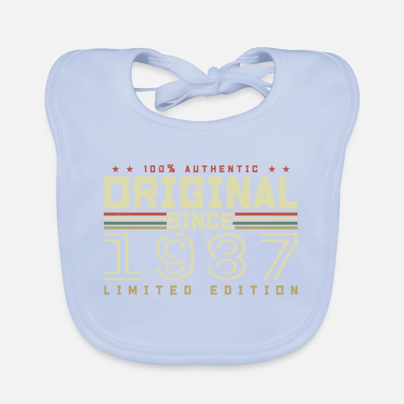 Original 1987 Retro 1987 Geburtstagsgeschenk Baby Bio-Lätzchen