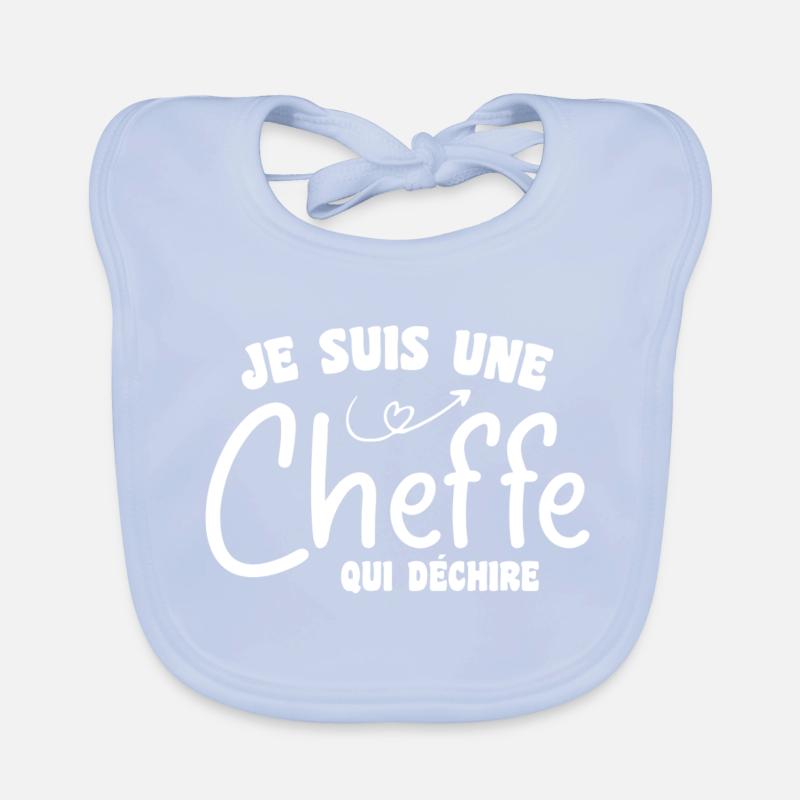 Ich bin ein rockiger Koch Baby Bio-Lätzchen