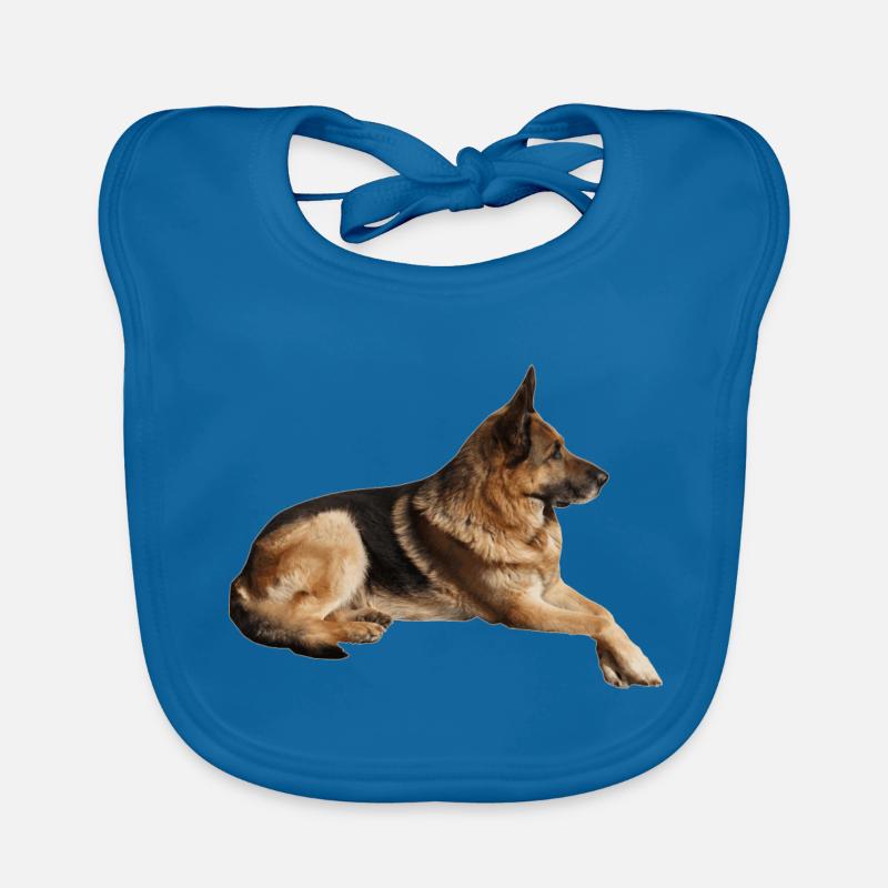 The German Shepherd is not just a guard dog Organic Baby Bibs