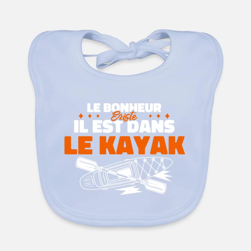 Le Bonheur Existe il Est Dans Le Kayak Bavoir bio Bébé