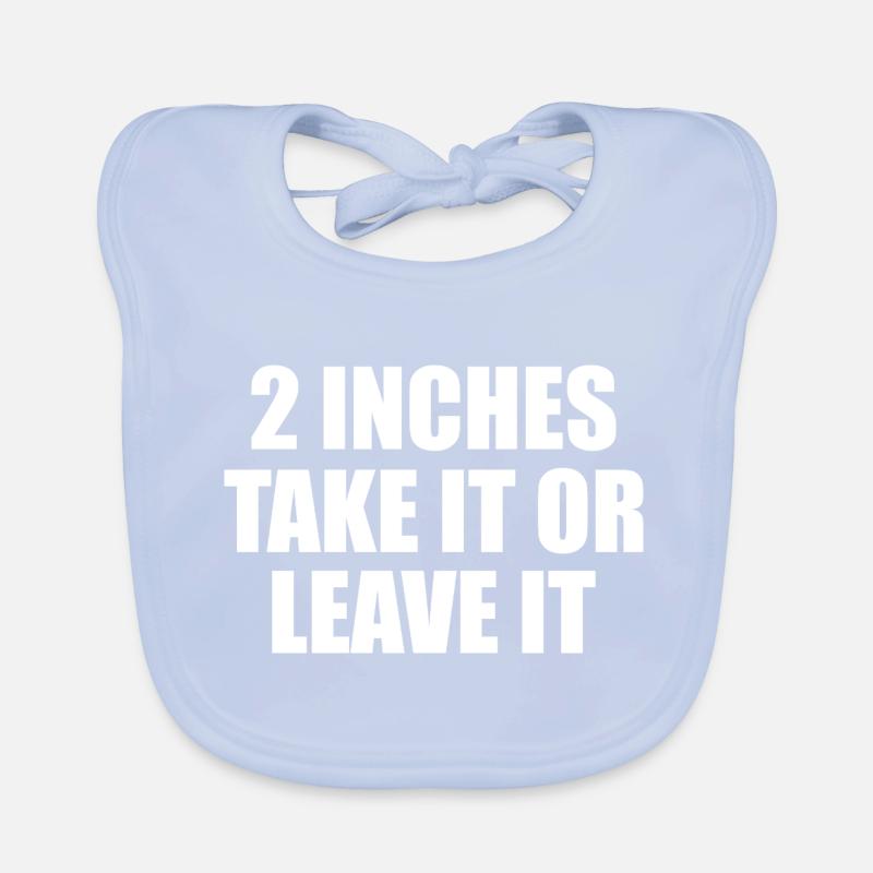 2 inches Take It Or Leave It Bavoir bio Bébé