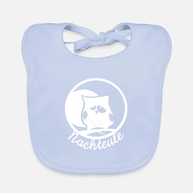 NACHTEULE (w) Baby Bio-Lätzchen