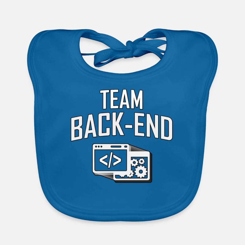 TEAM BACK-END, programmeurs, codeurs, informaticiens Bavoir bio Bébé