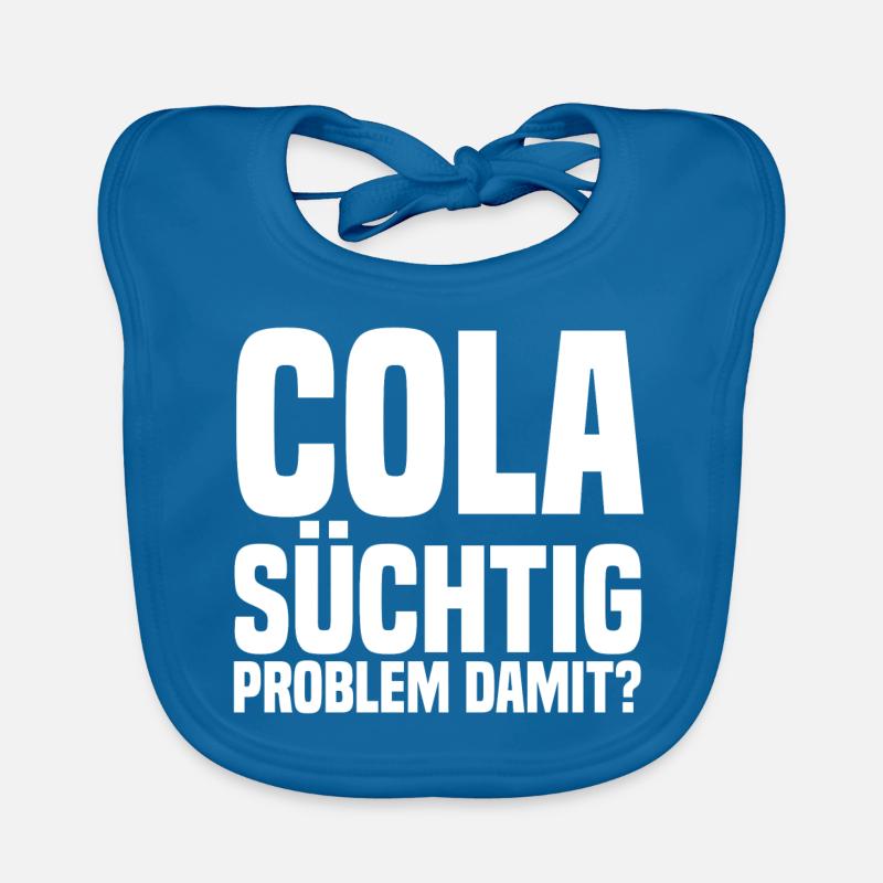 Cola suechtig Problem damit weiss Baby Bio-Lätzchen