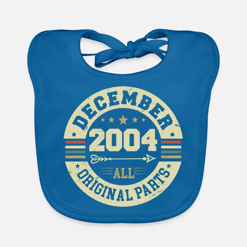 Legenden Geburtstag Dezember 2004 geboren Geschenk Baby Bio-Lätzchen