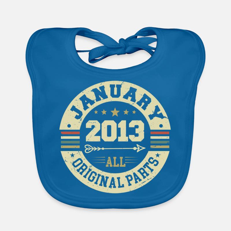 Janvier 2013 - Anniversaire en janvier 2013 Bavoir bio Bébé