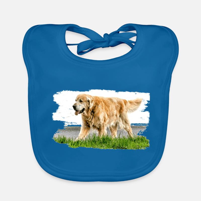 Golden Retriever a un tempérament affligé Bavoir bio Bébé