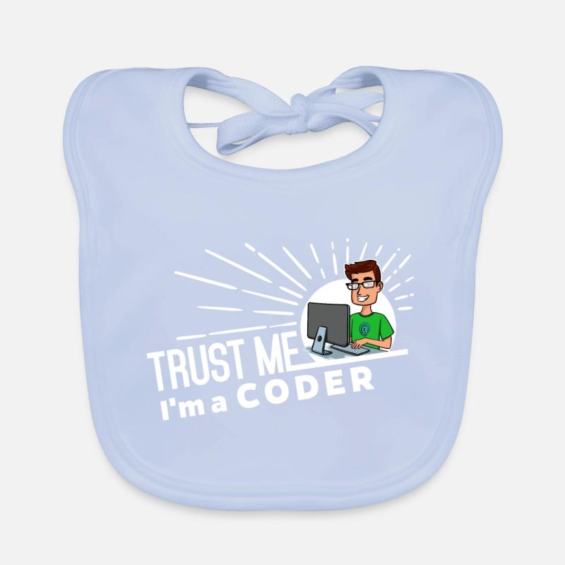 Programmer - Trust me Organic Baby Bibs