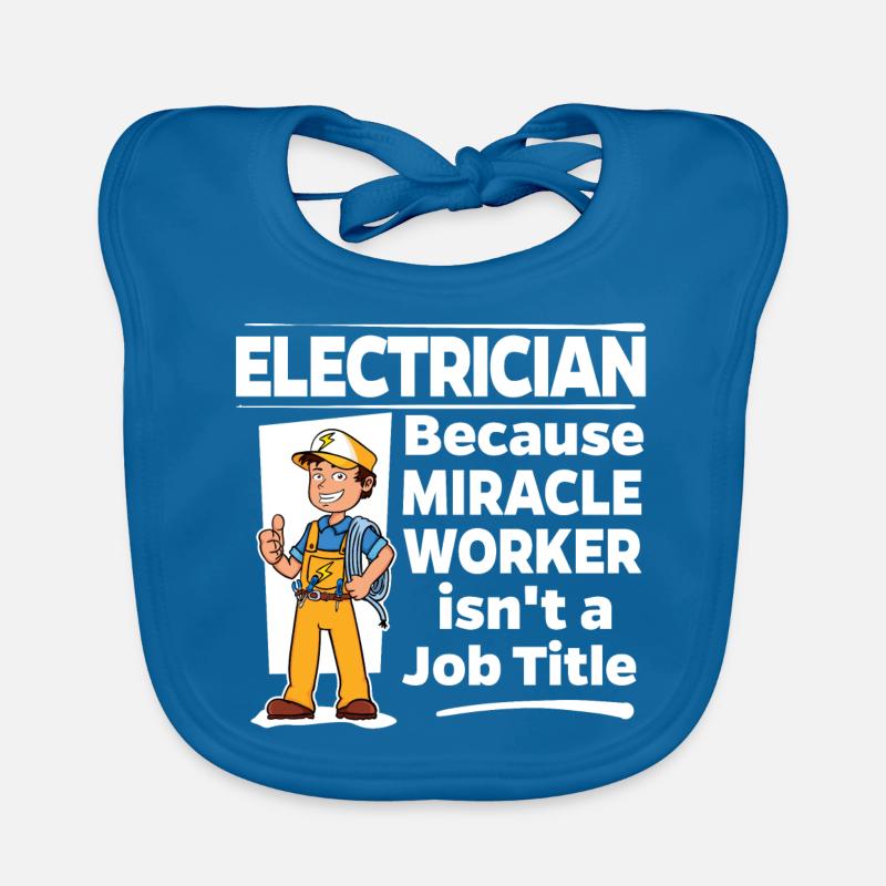 Électricien - Miracle Worker Bavoir bio Bébé