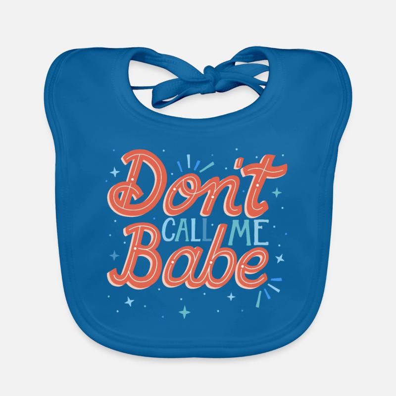 Ne m'appelle pas bébé Bavoir bio Bébé