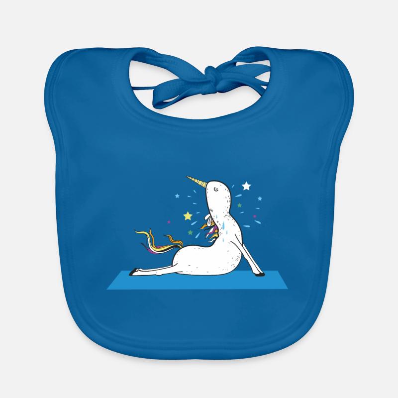 Unicorn Shirt Mythical Creature Yoga Magic Gift Organic Baby Bibs