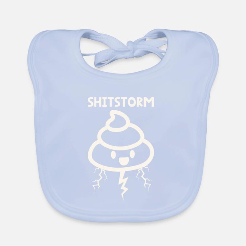 Shitstorm Organic Baby Bibs