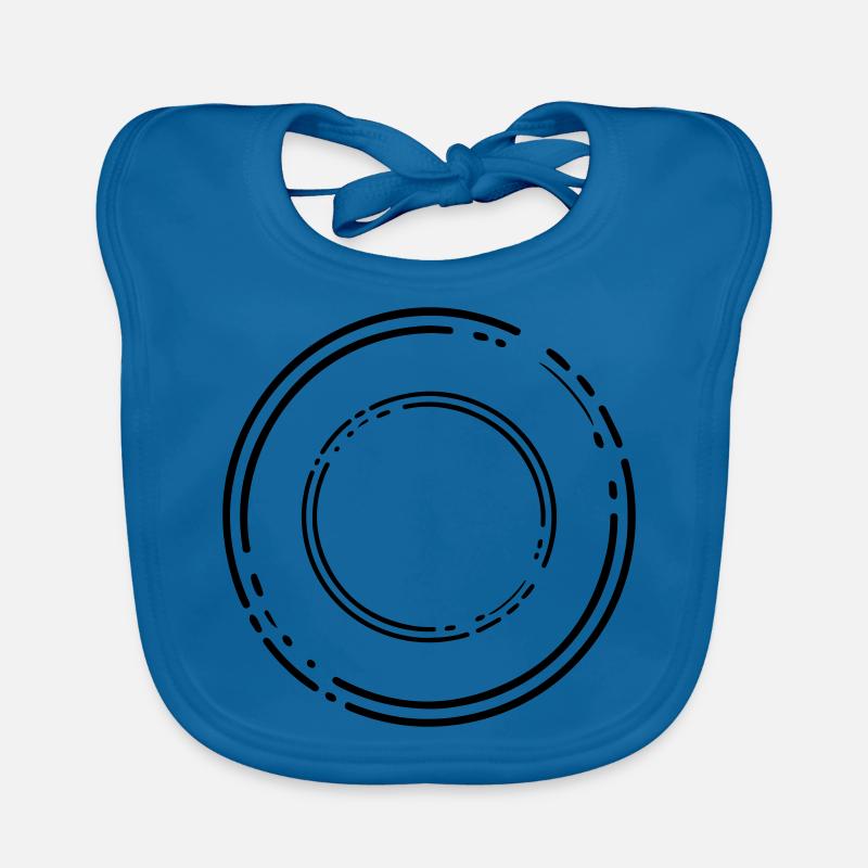 Conception de cercle Bavoir bio Bébé