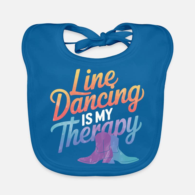 Line Dancing Dancing Dancers Organic Baby Bibs