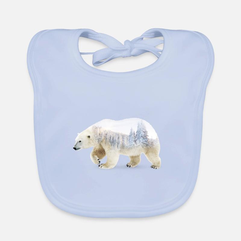 Eisbär Baby Bio-Lätzchen